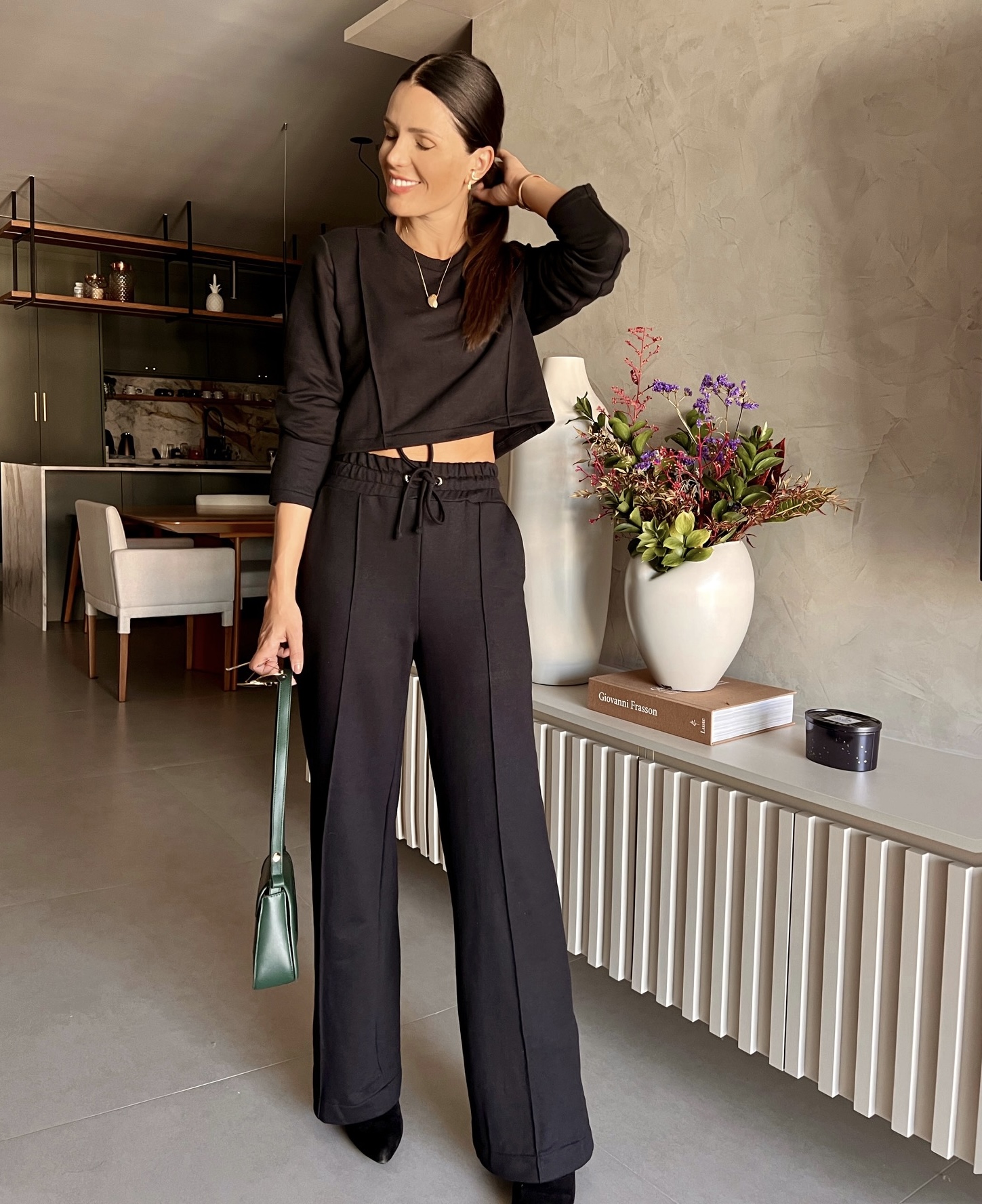  TARSE Dress Pants Women High Waisted Wide Leg