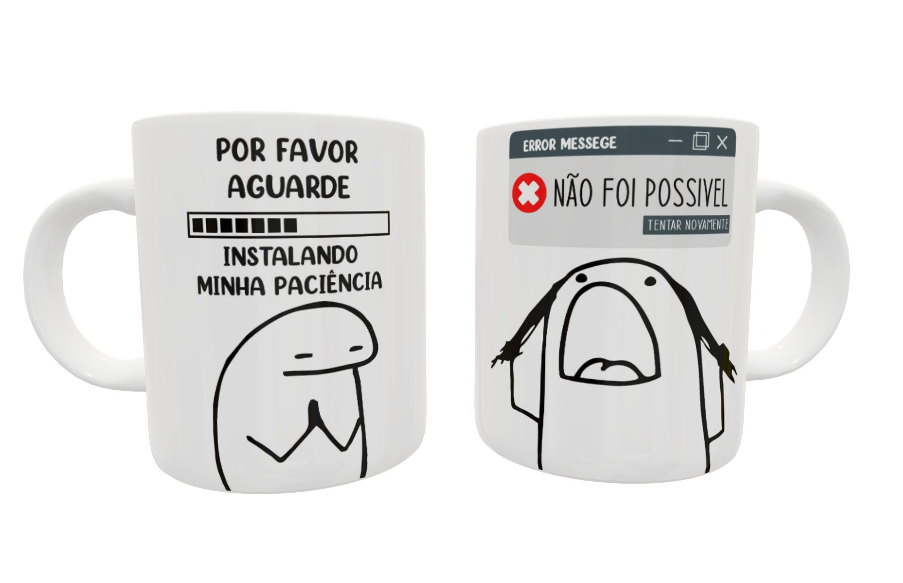 Caneca Falta Paciência - GO On Personalizados