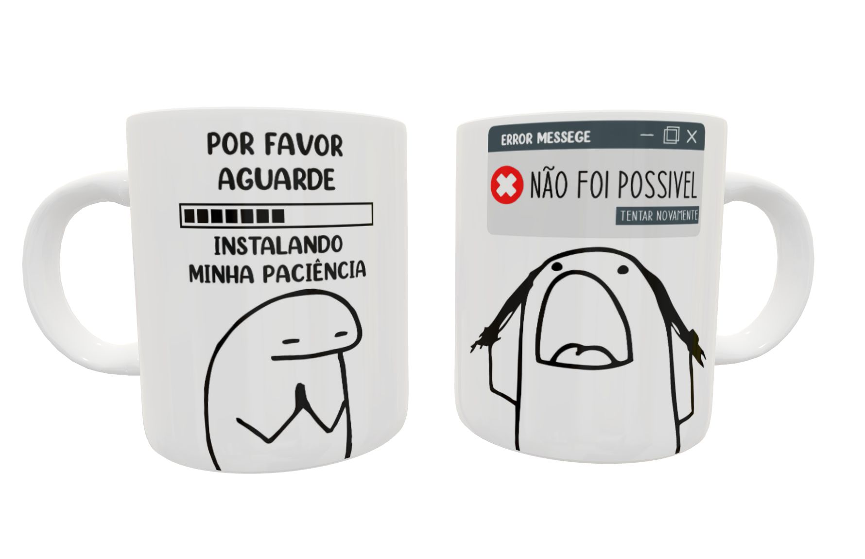 Caneca Flork - Instalando minha paciência