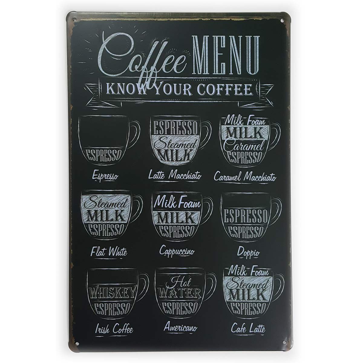 PLACA COFFEE DECORATIVA EM MADEIRA 30X20CM - Clube da Casa - Nova Era