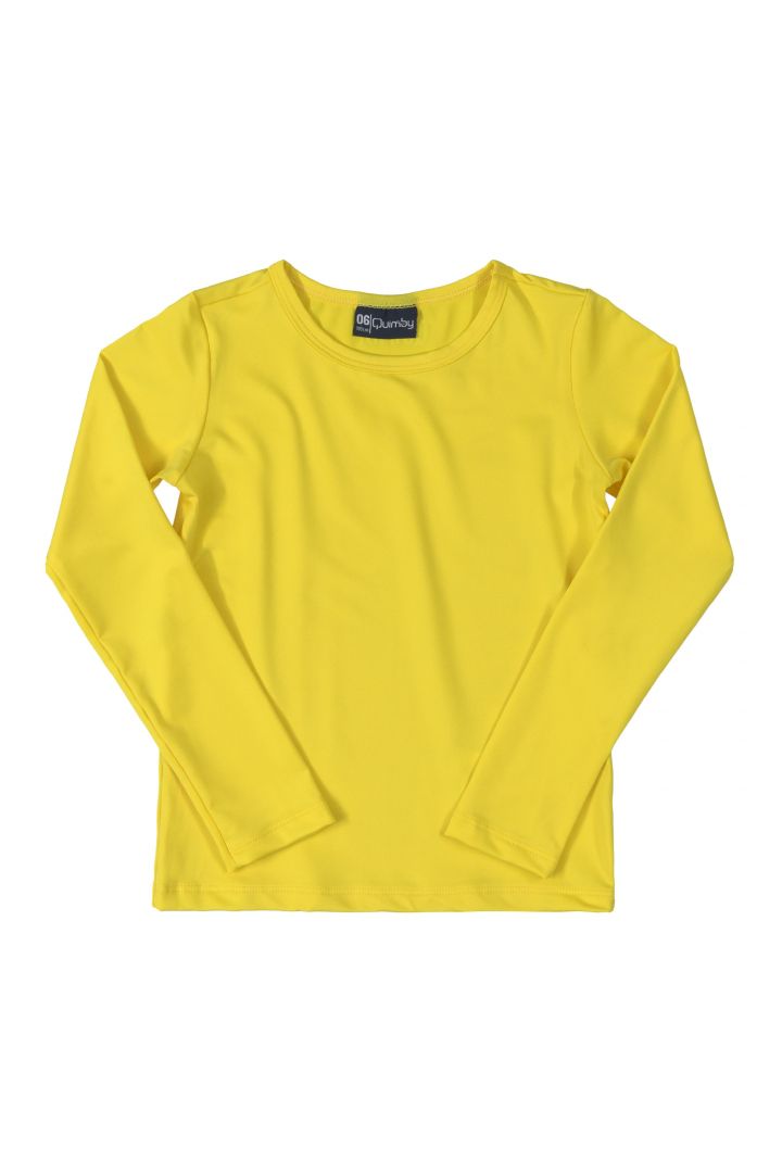 Camiseta Prote o Solar Quimby Amarela Pin Pin Baby Cal ados e