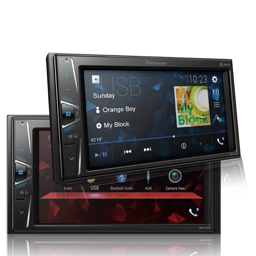 Pioneer DMH-G228BT - Central Multimídia Bluetooth, USB, Rádio AM/FM -  Ekipei Store