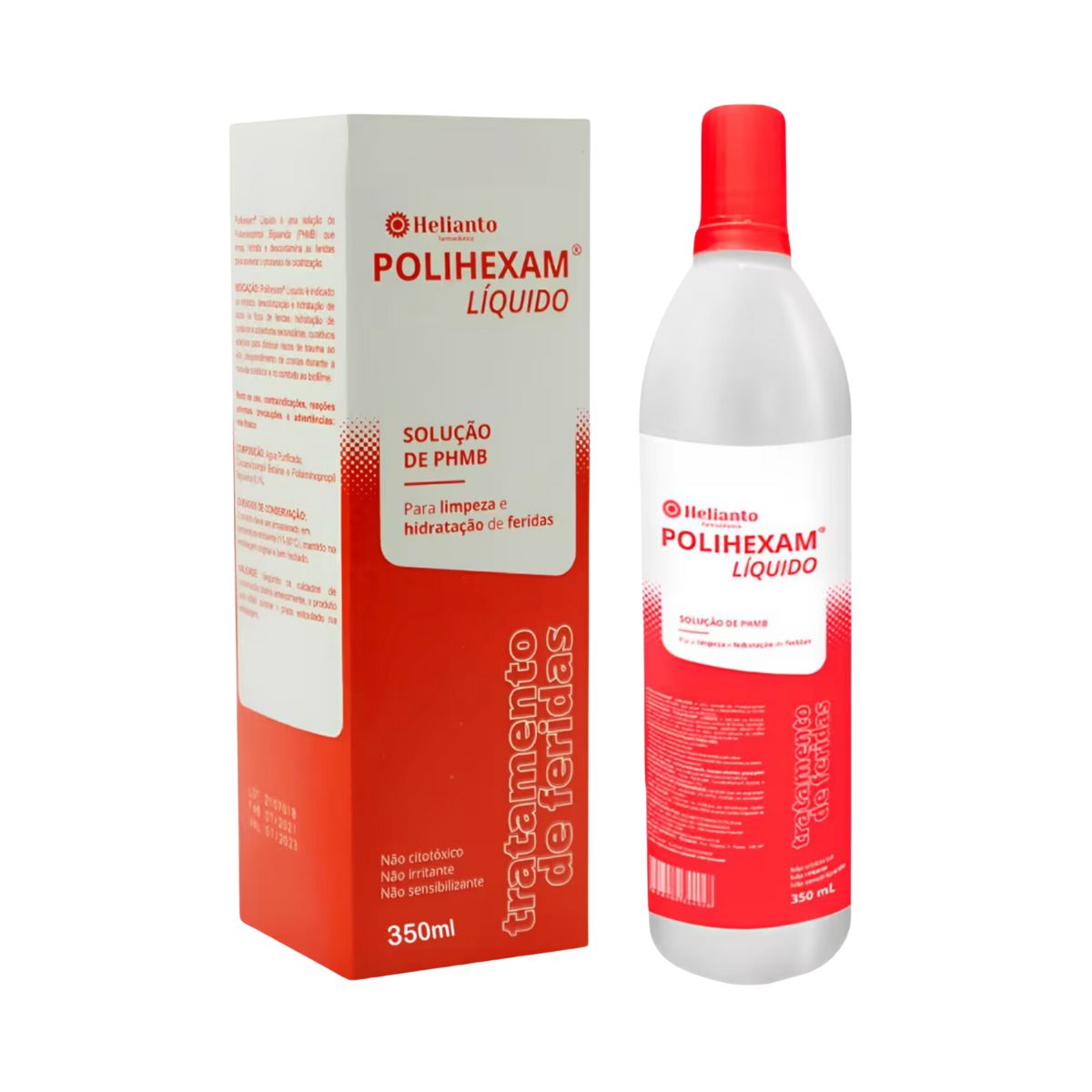 Polihexam Solução Phmb 350ml Para Feridas - Helianto - Loja.EniFar