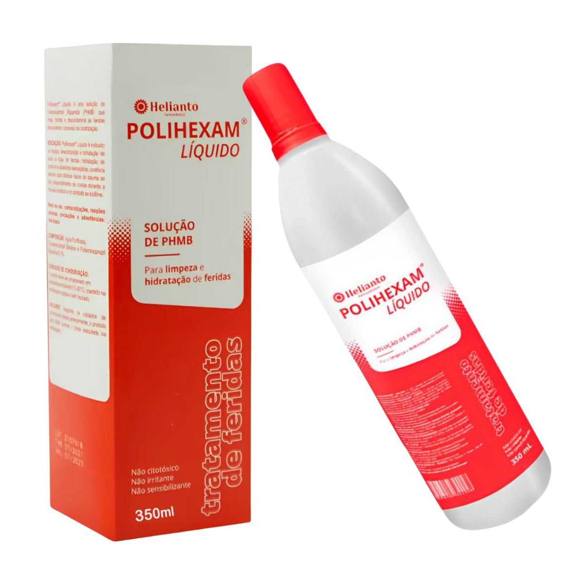 Polihexam Solução Phmb 350ml Para Feridas - Helianto - Loja.EniFar