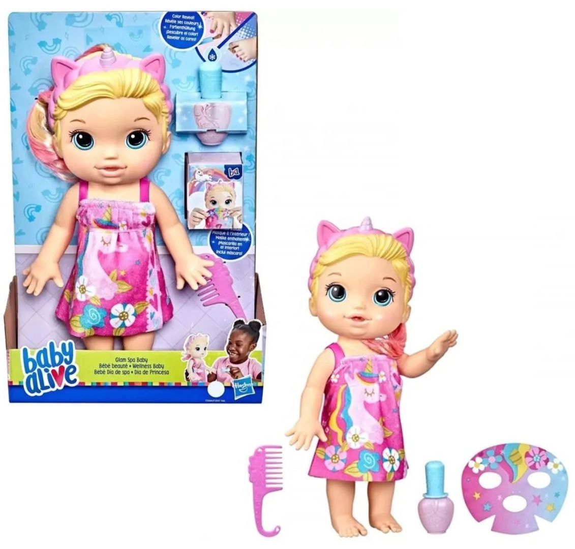 Boneca Baby Alive Bebê Festa de Presentes - Com roupa e acessórios de festa  - E8719 - Hasbro : : Brinquedos e Jogos