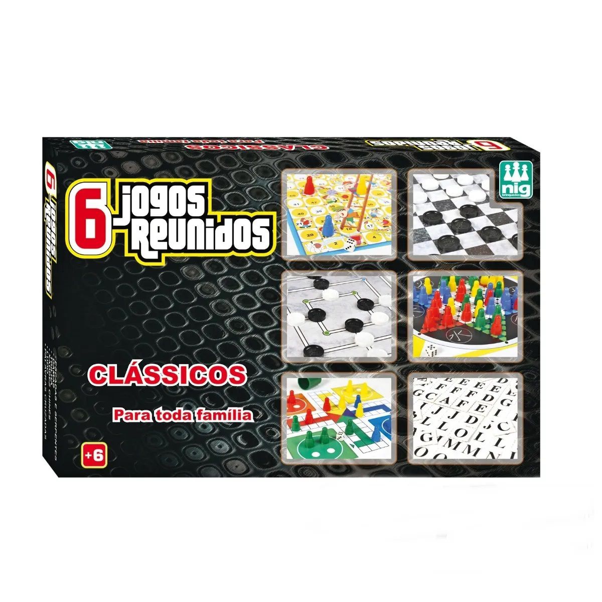 Jogo De Dama Xadrez Ludo Tabuleiro Com 8 em 1 Jogos Classicos