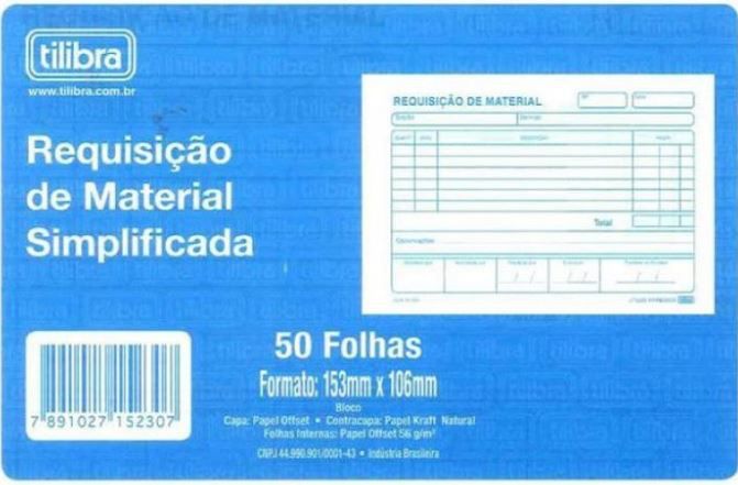 Requisicao De Material 50f Tilibra Barra Soluções Informática E Papelaria 0011