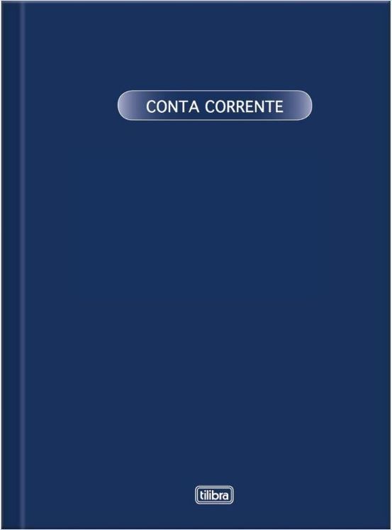 Livro Conta Corrente Grande 50f Tilibra Barra Soluções Informática E Papelaria 6815