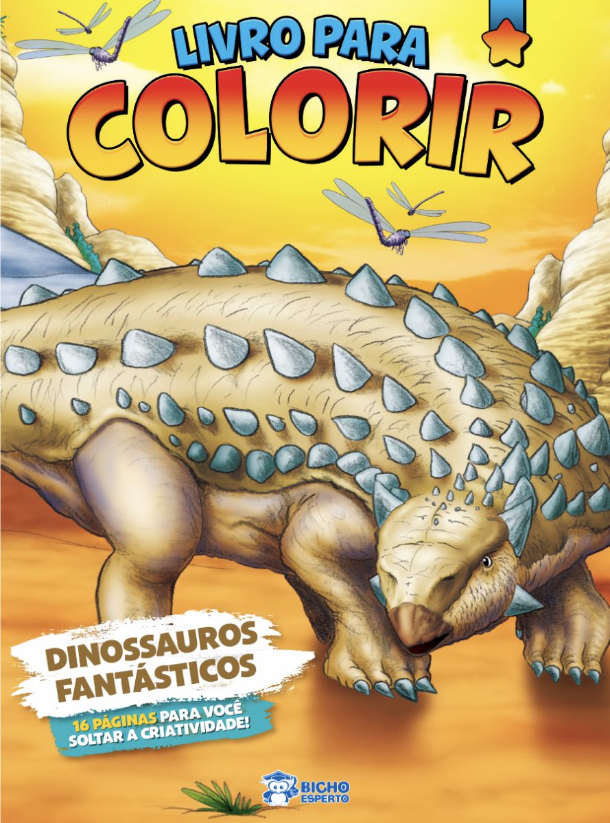 Meu Blocão de Colorir - Dinossauros