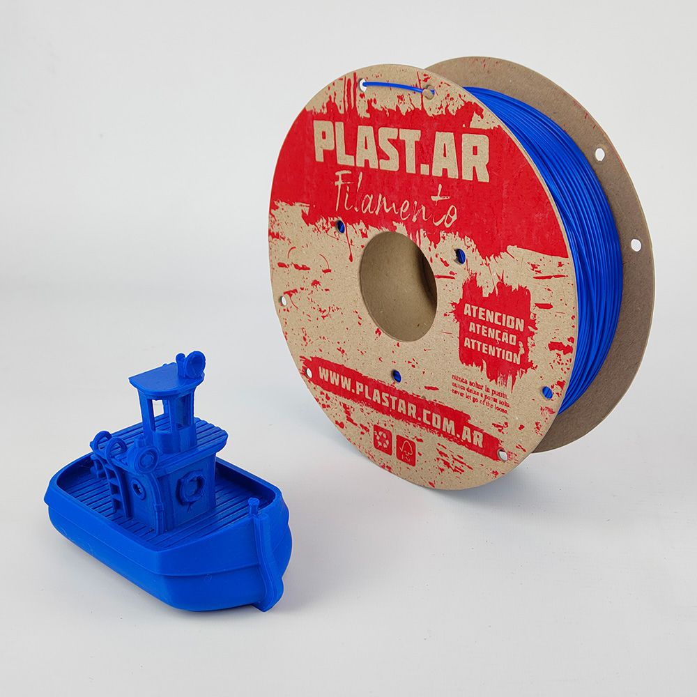 Filamento para Impressora 3D PLA Azul 1,75mm 1Kg PLAST.AR - PrintaLot ...