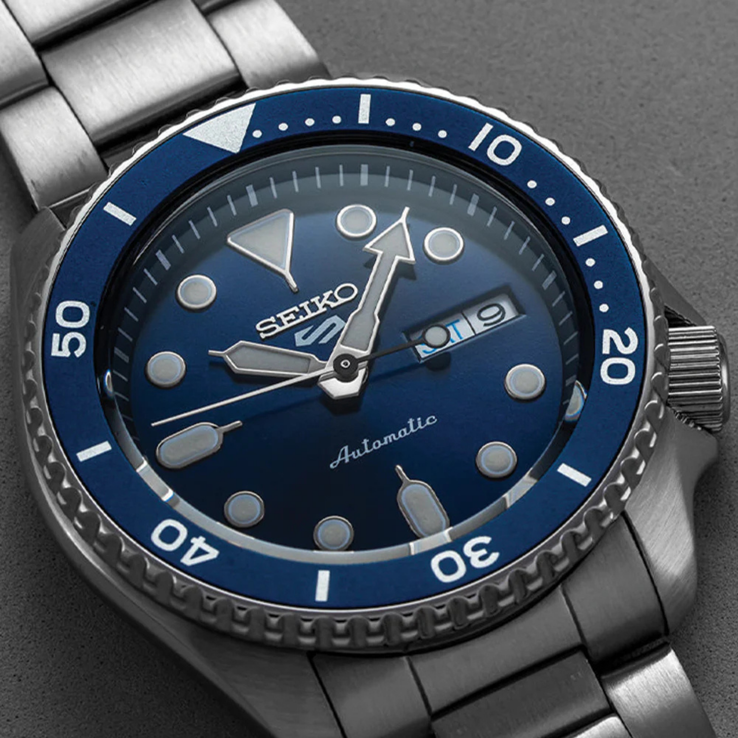 Relógio Seiko 5 Sports Automático SRPD51B1 Azul 42.5mm