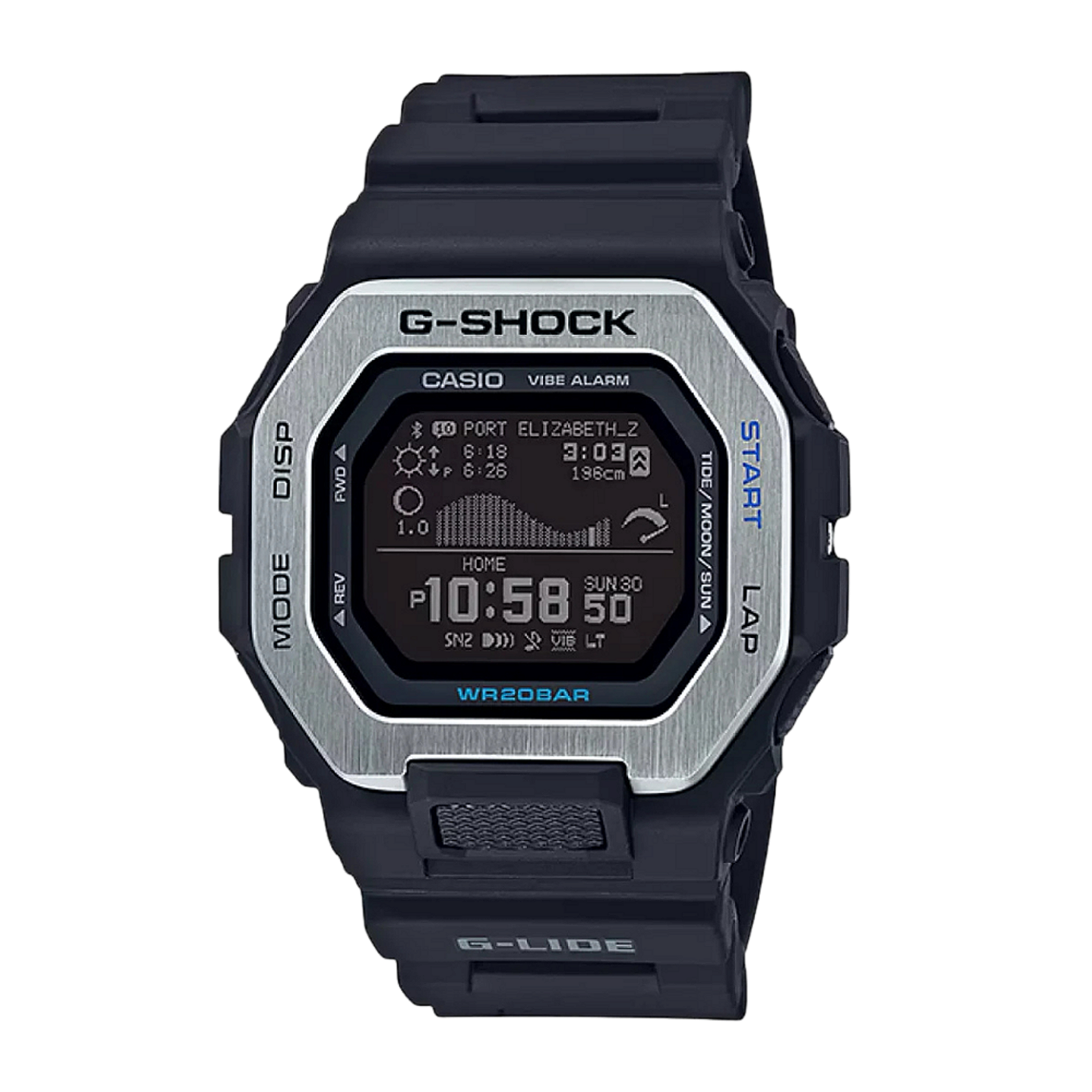 時計 G-SHOCK GBX-100 G-Shock GBX-100-1DR G-LIDE Surf MIP Azul 200M - Relojoaria Impala