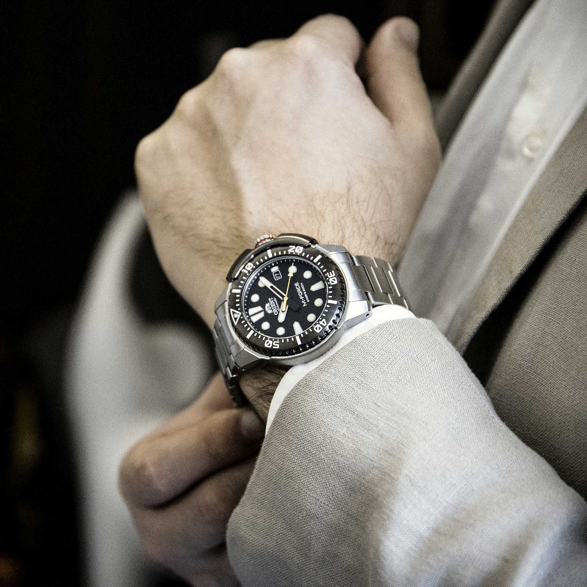 Orient M-FORCE RA-AC0L01B00B Diver Automático 4ª Geração Japão