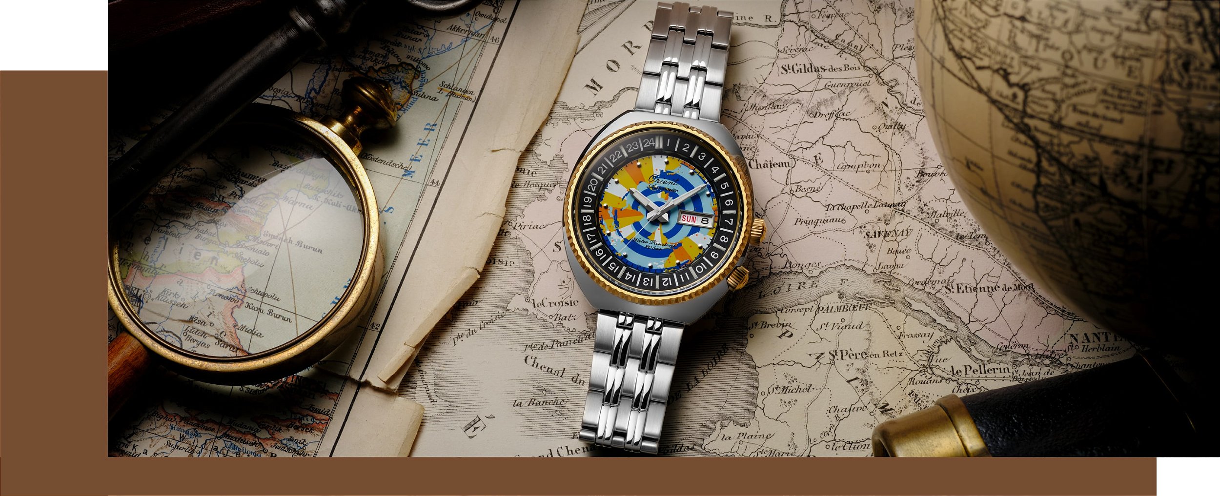 Orient World Map RA-AA0E08Y39B 75th Anniversary Limited Edition