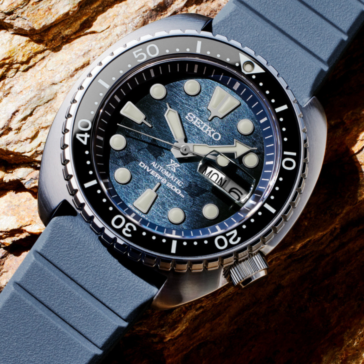 時計 SEIKO SRP777 Seiko Prospex SRPF77 King Turtle Manta Ray 45mm 200m - Relojoaria