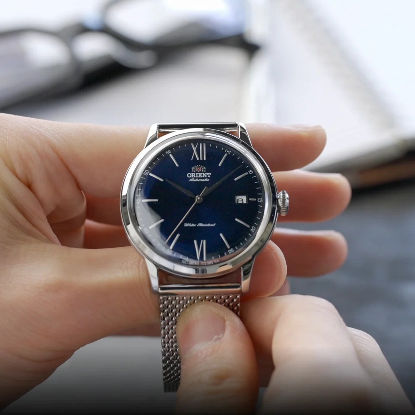 Orient Bambino Automático RA-AC0019L30B Azul Clássico - Relojoaria