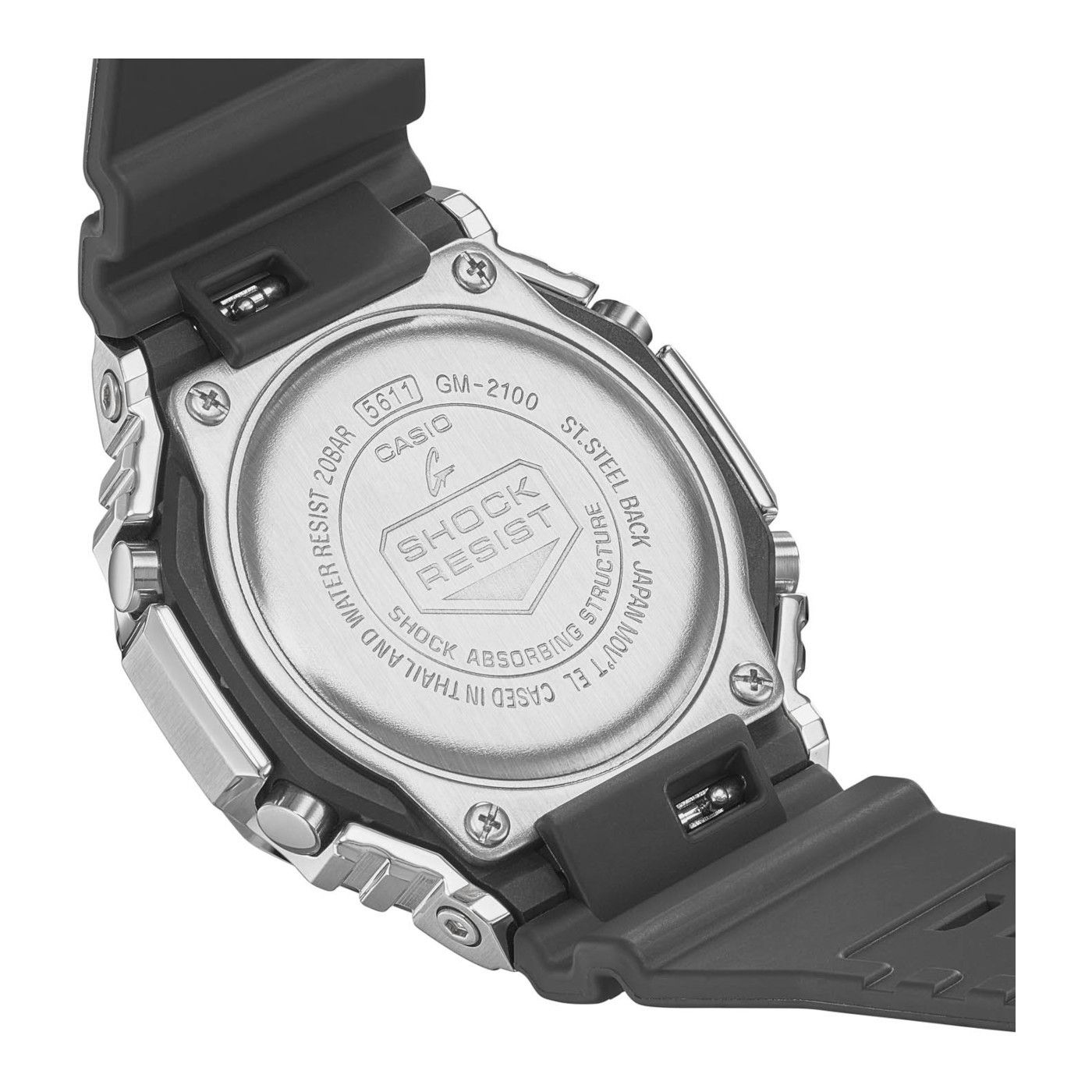 G-Shock G-Steel GM-2100-1ADR Cinza Quartzo - Relojoaria Impala