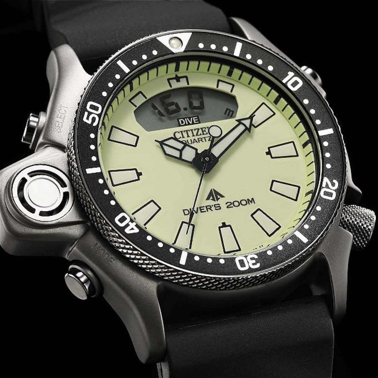 Citizen Aqualand JP2007-17W 200M Profundímetro - Relojoaria Impala