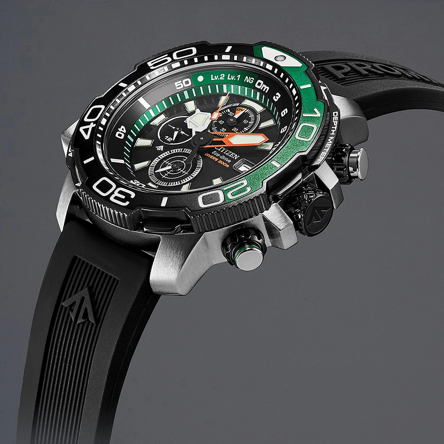 CITIZEN PRO MASTER アクアランド エコドライブ 深度センサー シチズン