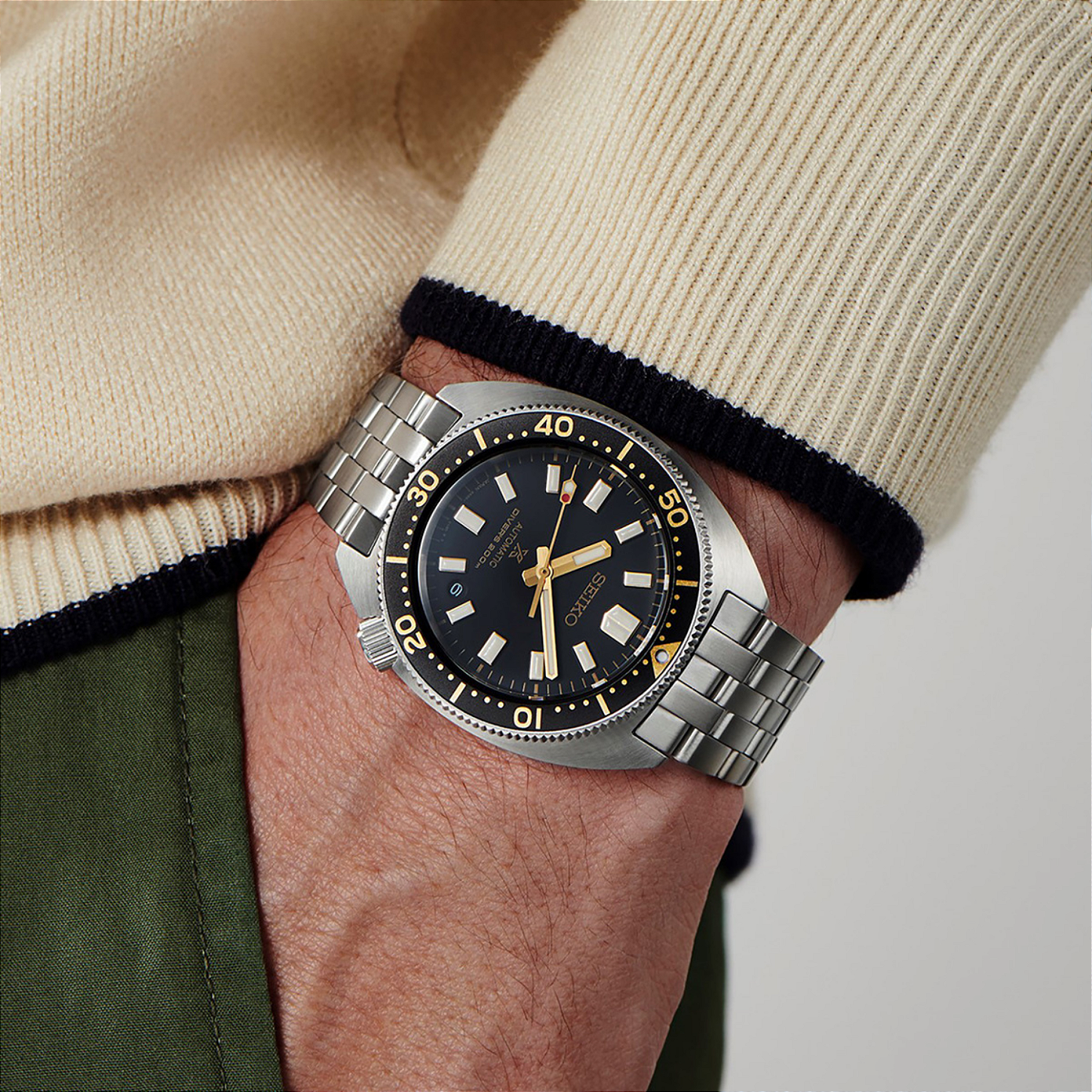 Seiko Prospex Turtle SBDC173 / SPB315 Automático 20 ATM Preto