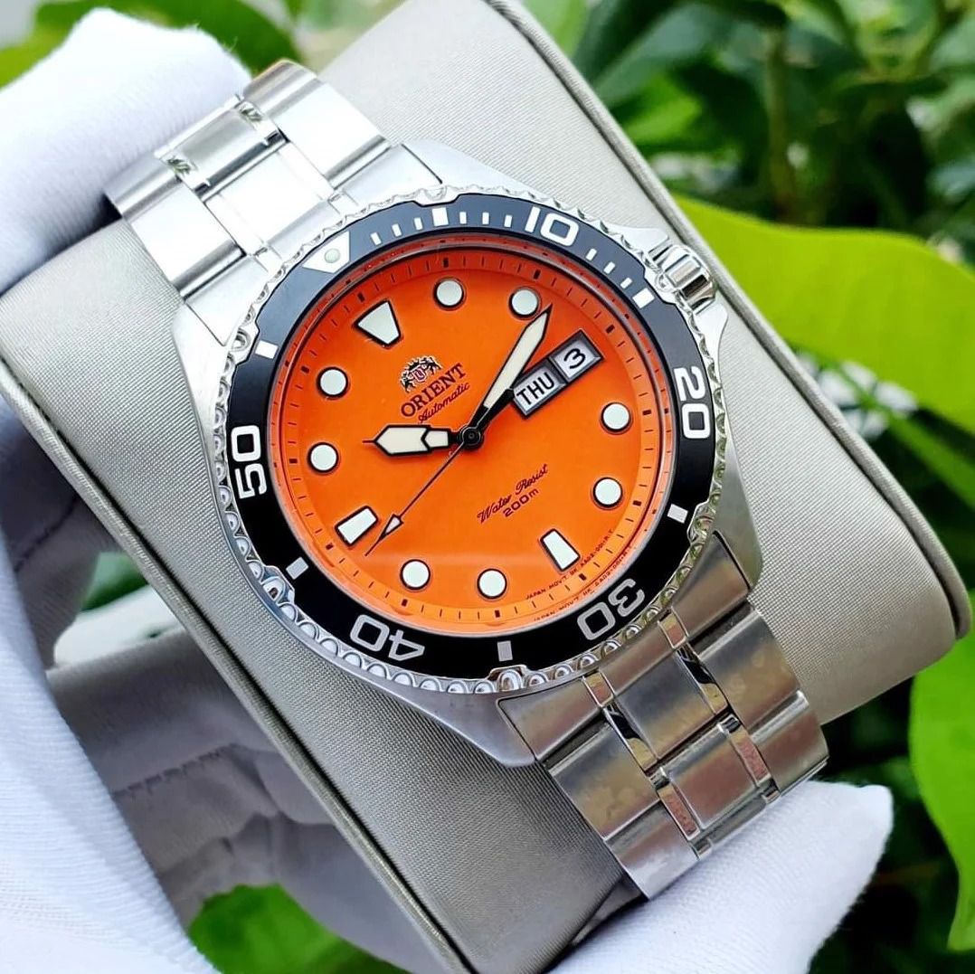 Orient Ray Automático FAA02006M9 Diver Aço 200m - Relojoaria