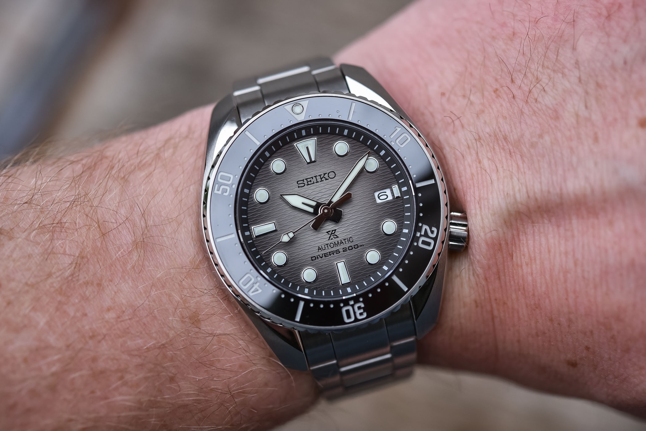 Seiko Prospex King Sumo SPB323 Automático 20 ATM Cinza
