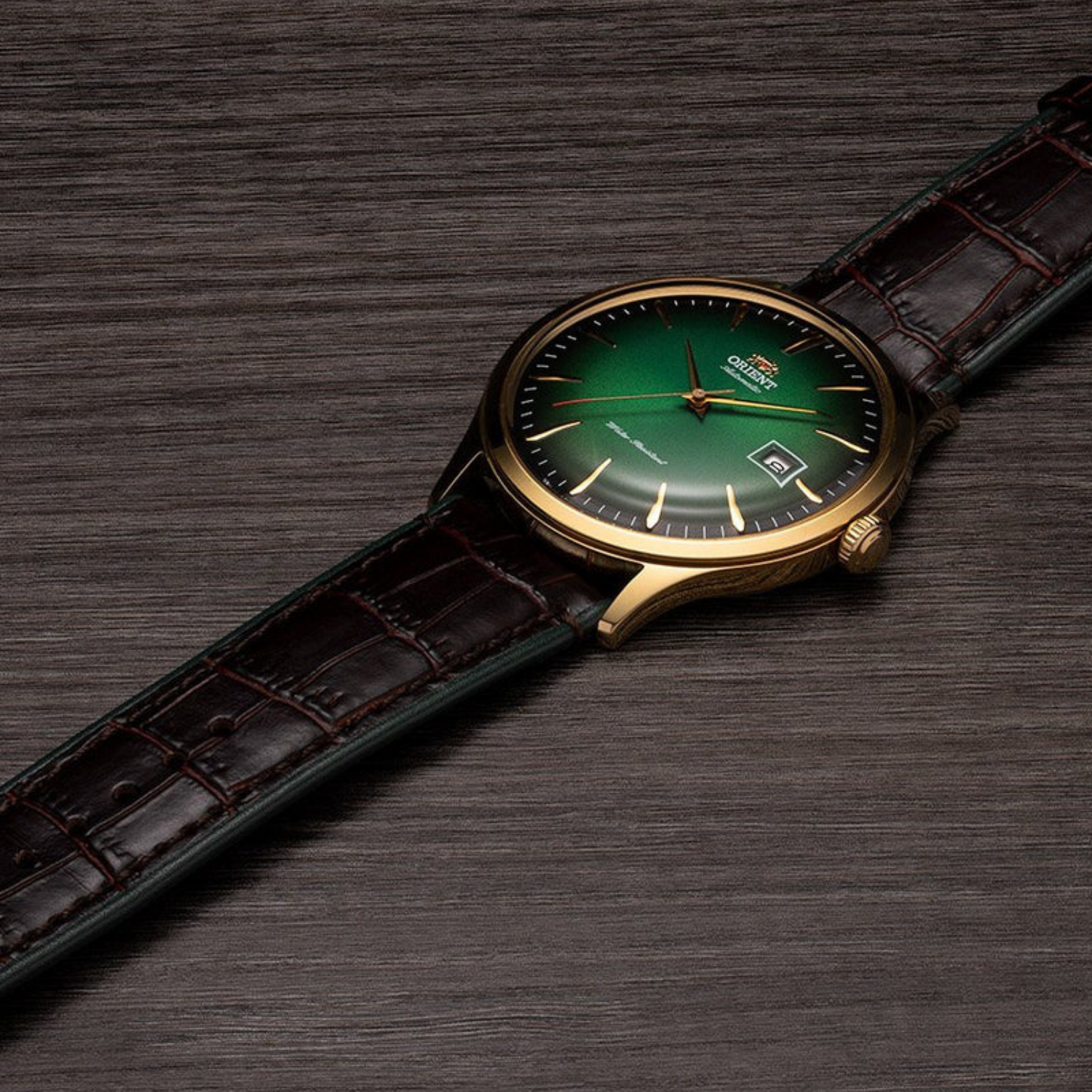 Orient Bambino TAC08002F0 Automático Mostrador Verde Degradê