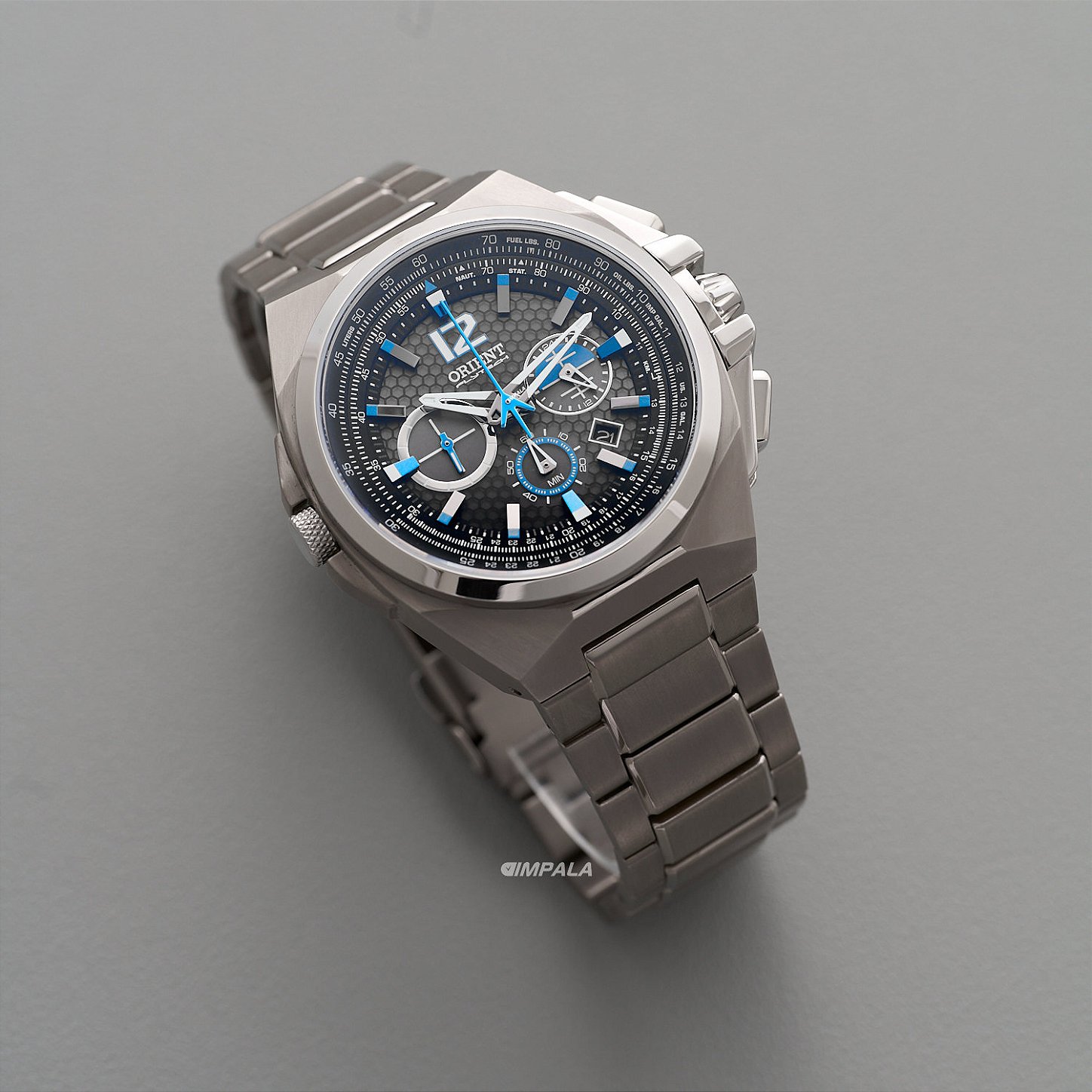 Orient MBTPC007 - G2PX – Flytech Solar em Titânio com Safira e