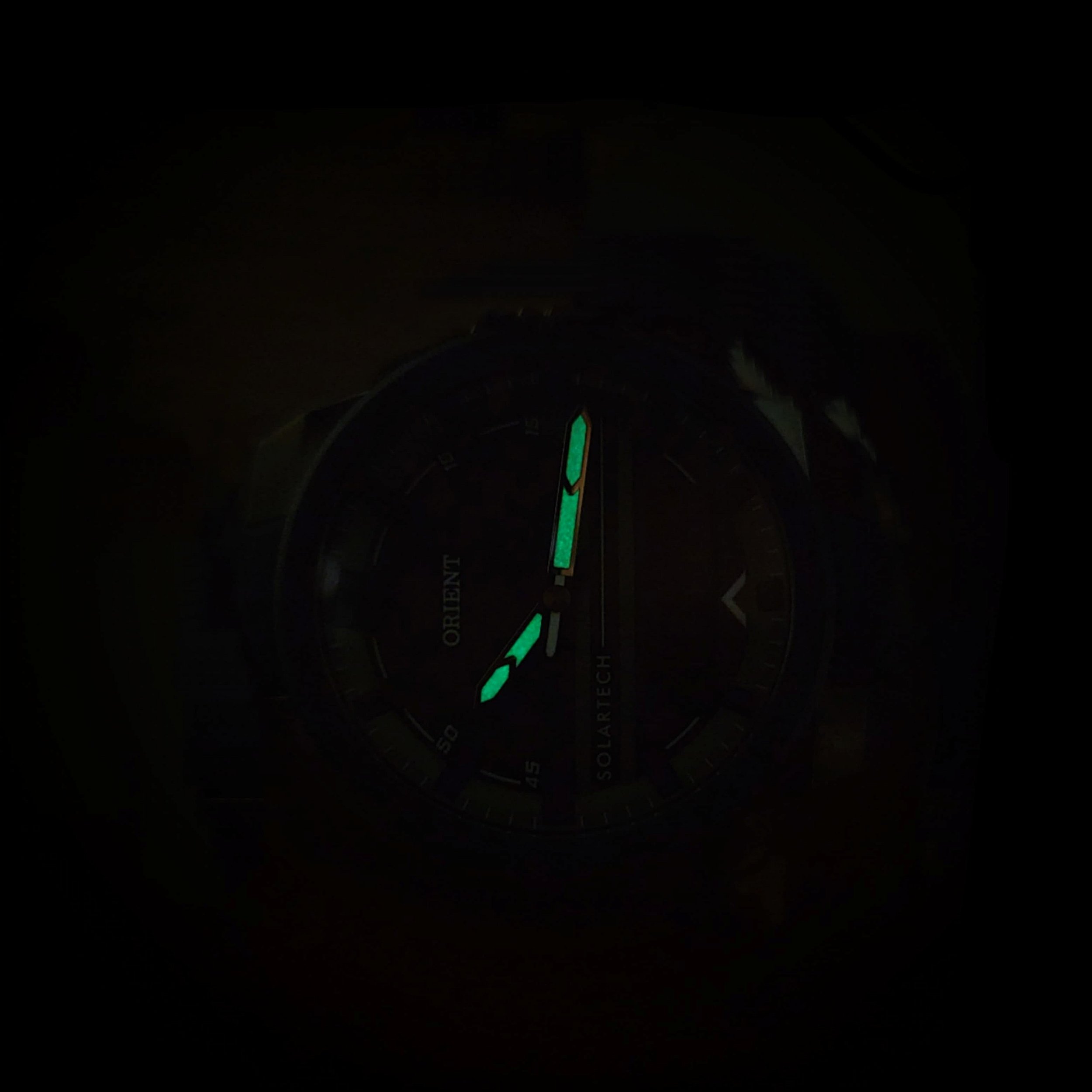 Orient MTSSA006 P1SX – Solar, Dual Time, Aço e Bisel Bioceramic