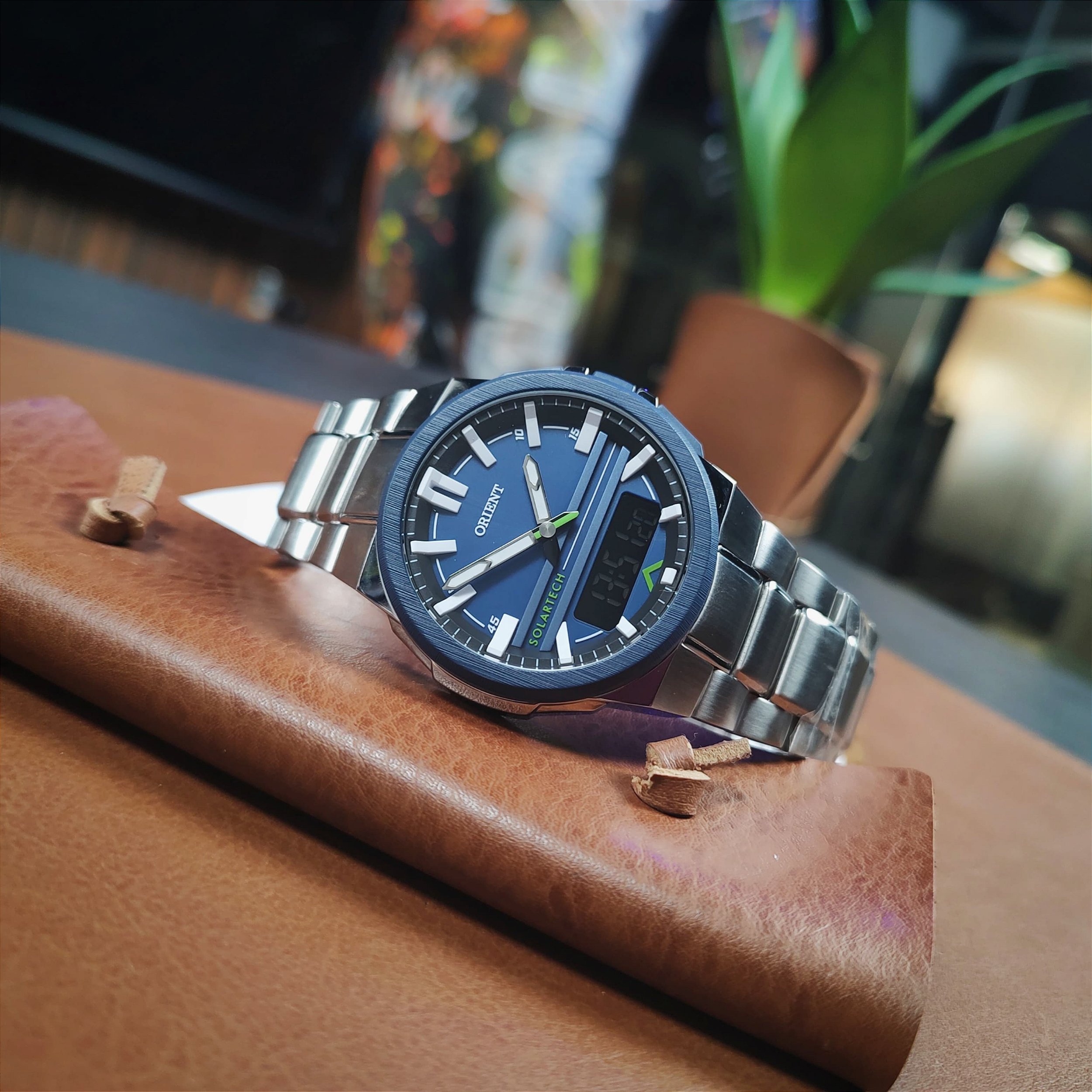 Orient MTSSA007 D1SX – Solar, Dual Time, Bioceramica e aço