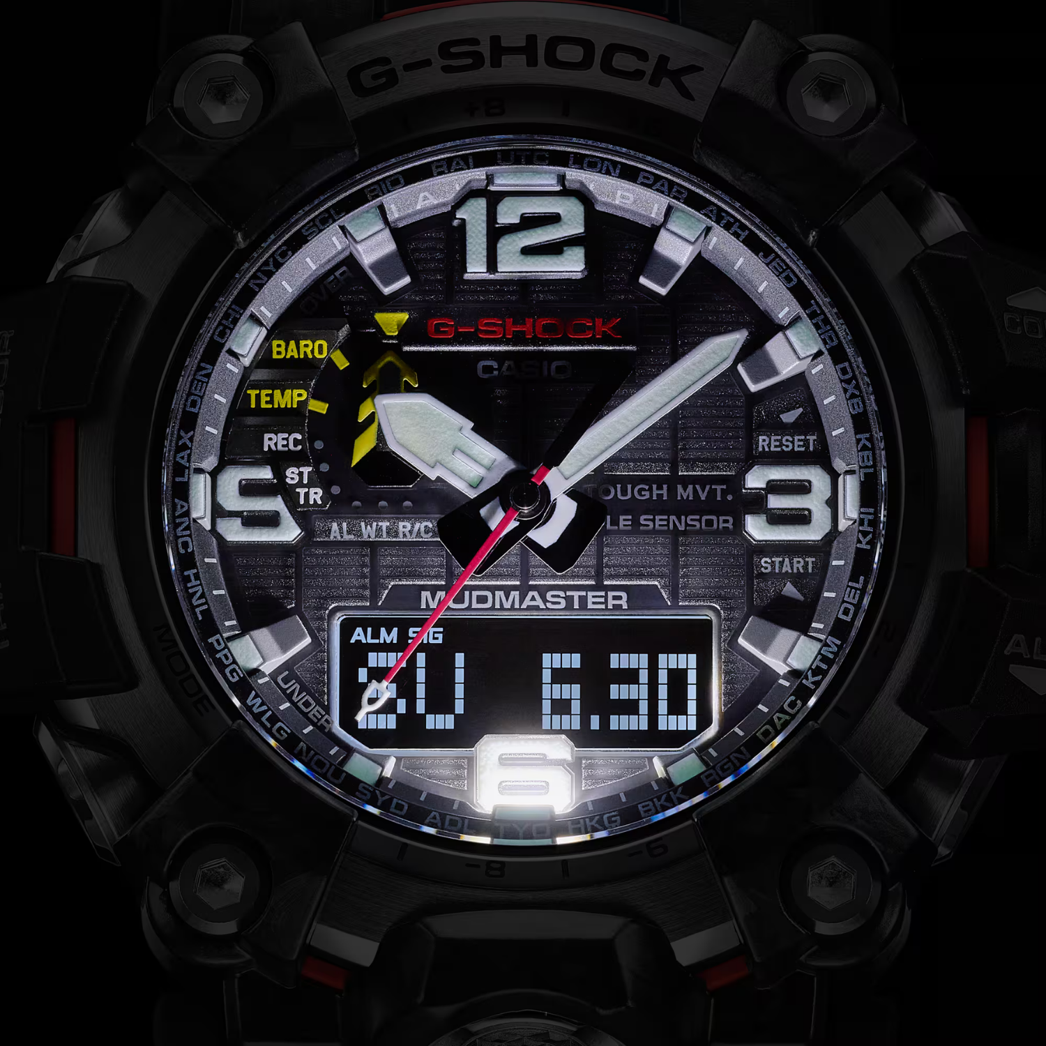 G-SHOCK Mudmaster GWG-2000-1A3DR Master of G Verde - Relojoaria