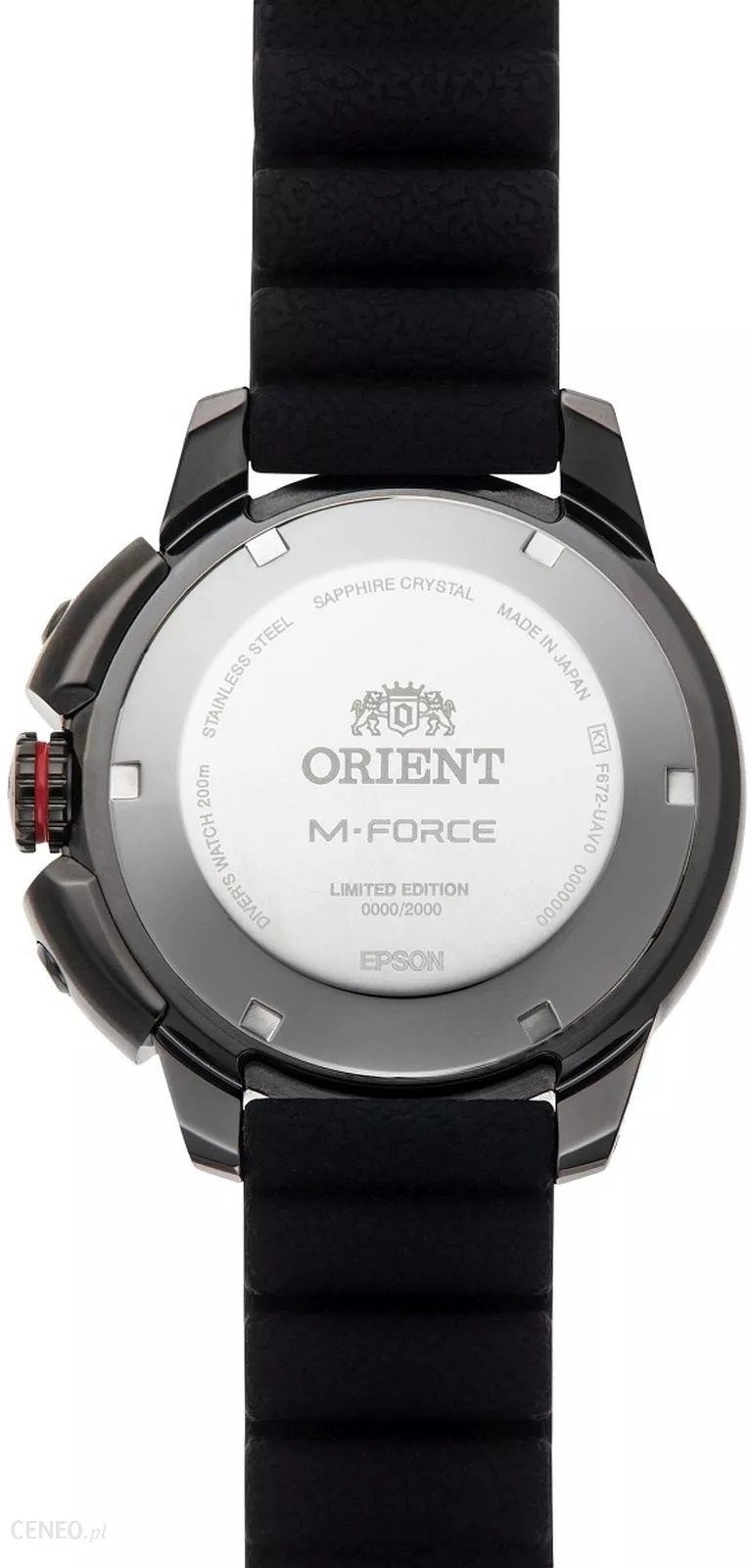 Orient M-FORCE RA-AC0L09R00B Edição Limitada Diver Automático