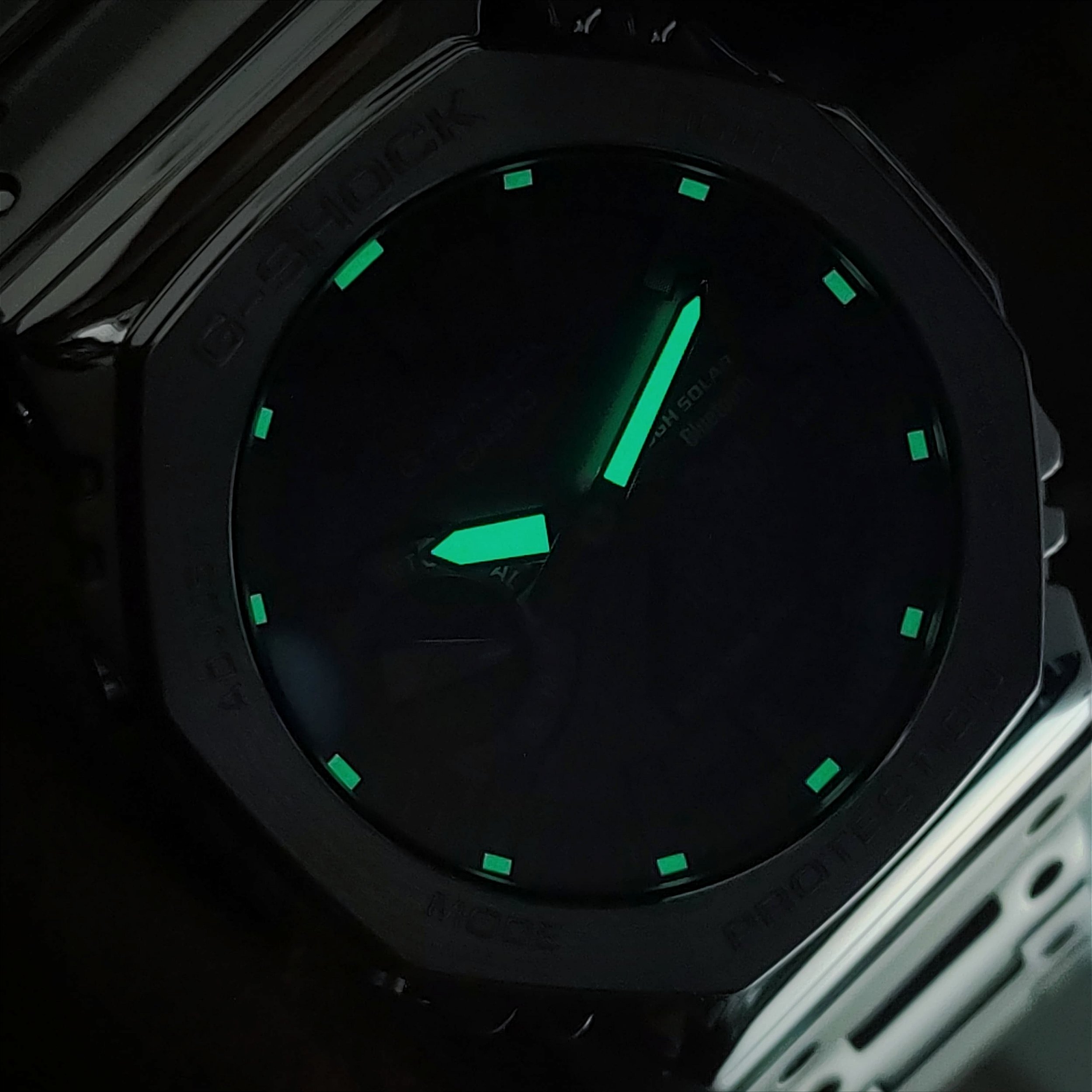 G-Shock GM-B2100D-1ADR Full Metal Prata Bluetooth 200M
