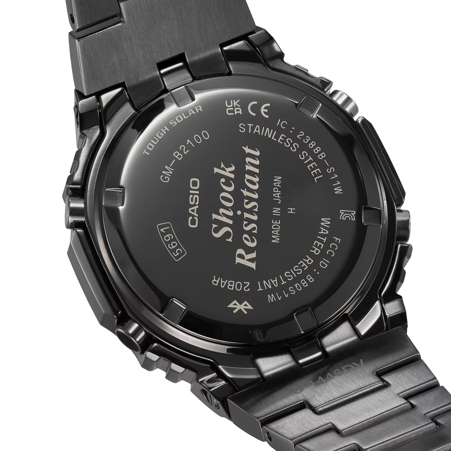 G-Shock GM-B2100BD-1ADR Full Metal Black Bluetooth 200M