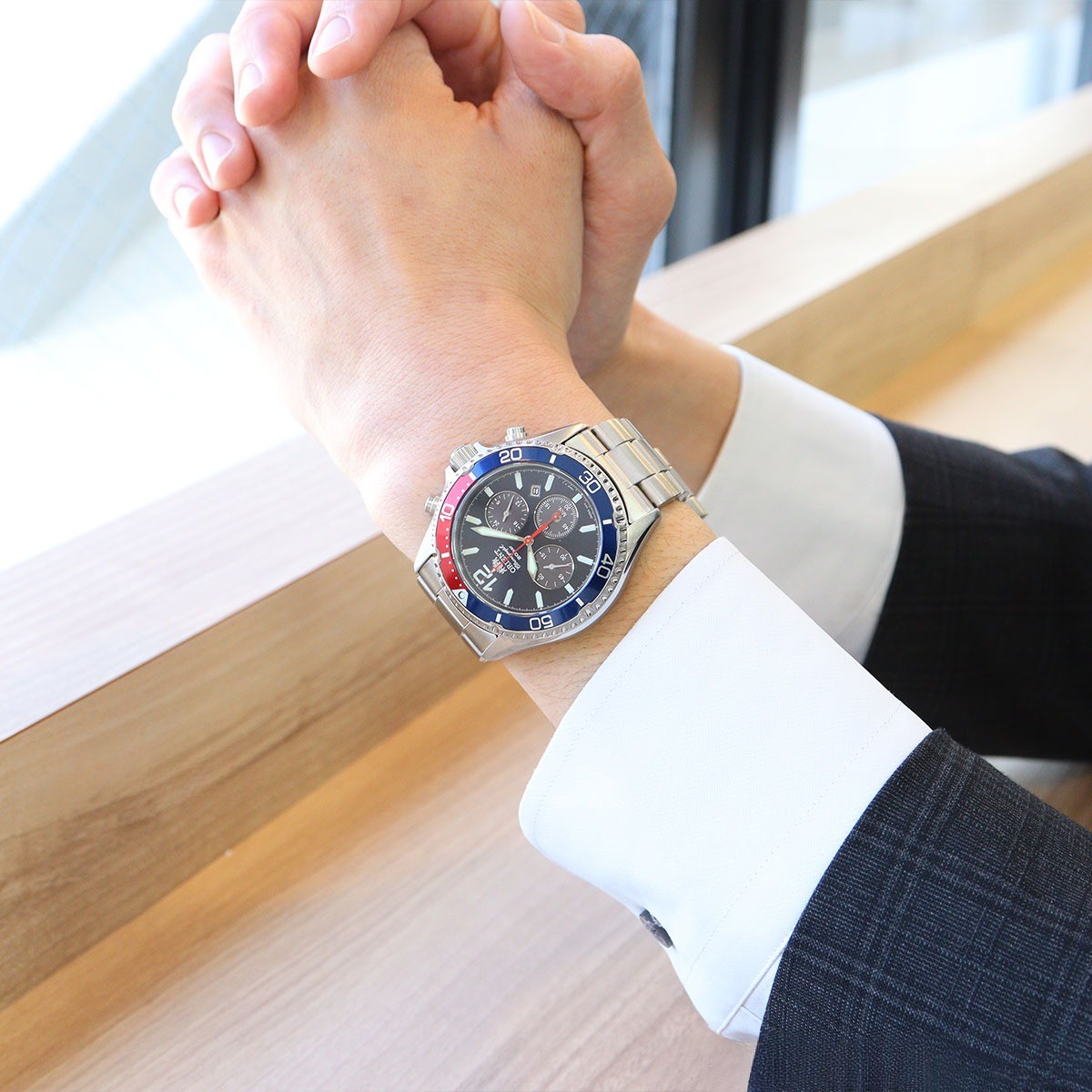 Orient Mako Solar RA-TX0201L10B Azul Safira 200m - Relojoaria