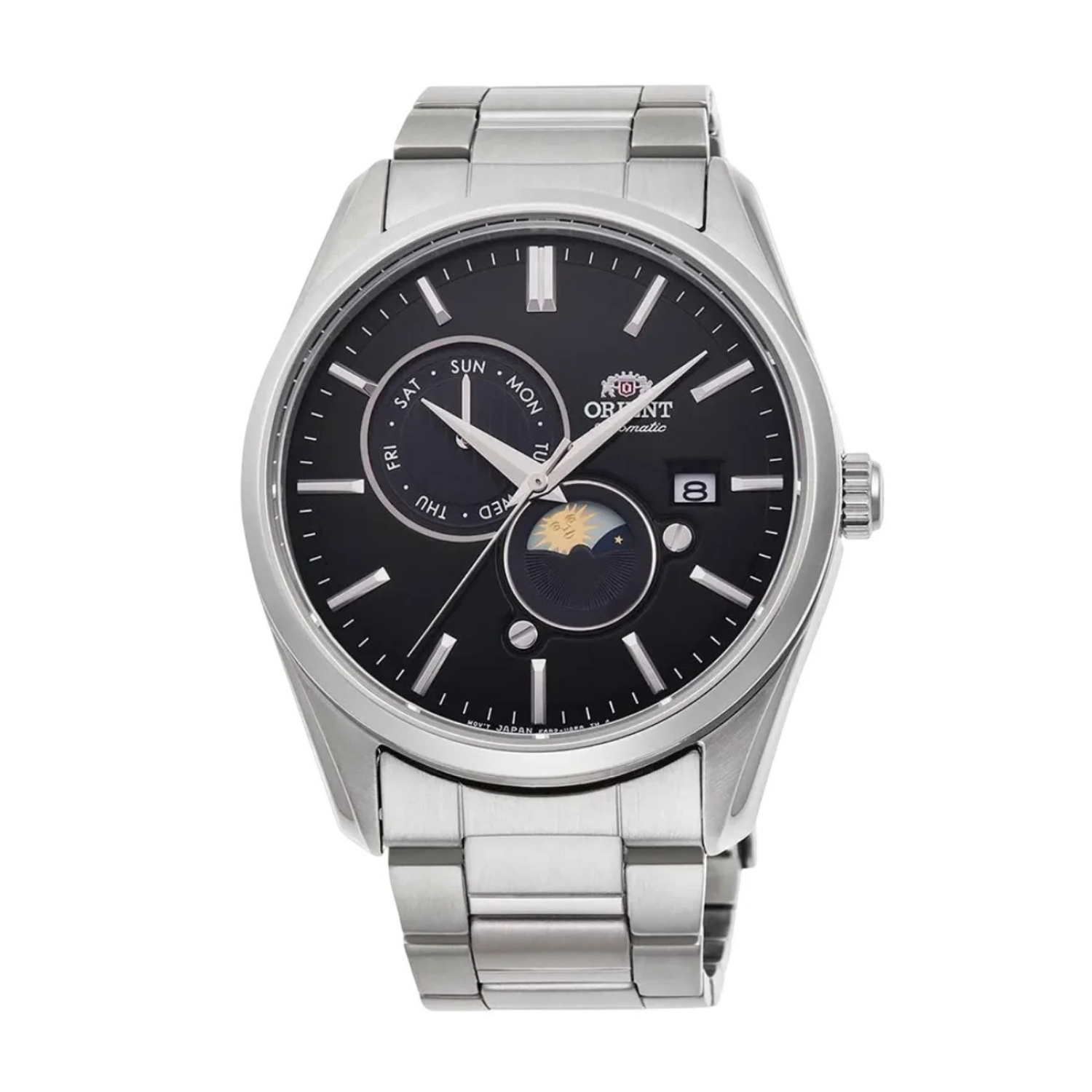 Orient Sun & Moon RA-AK0307B30B – Automático Safira Preto 41mm
