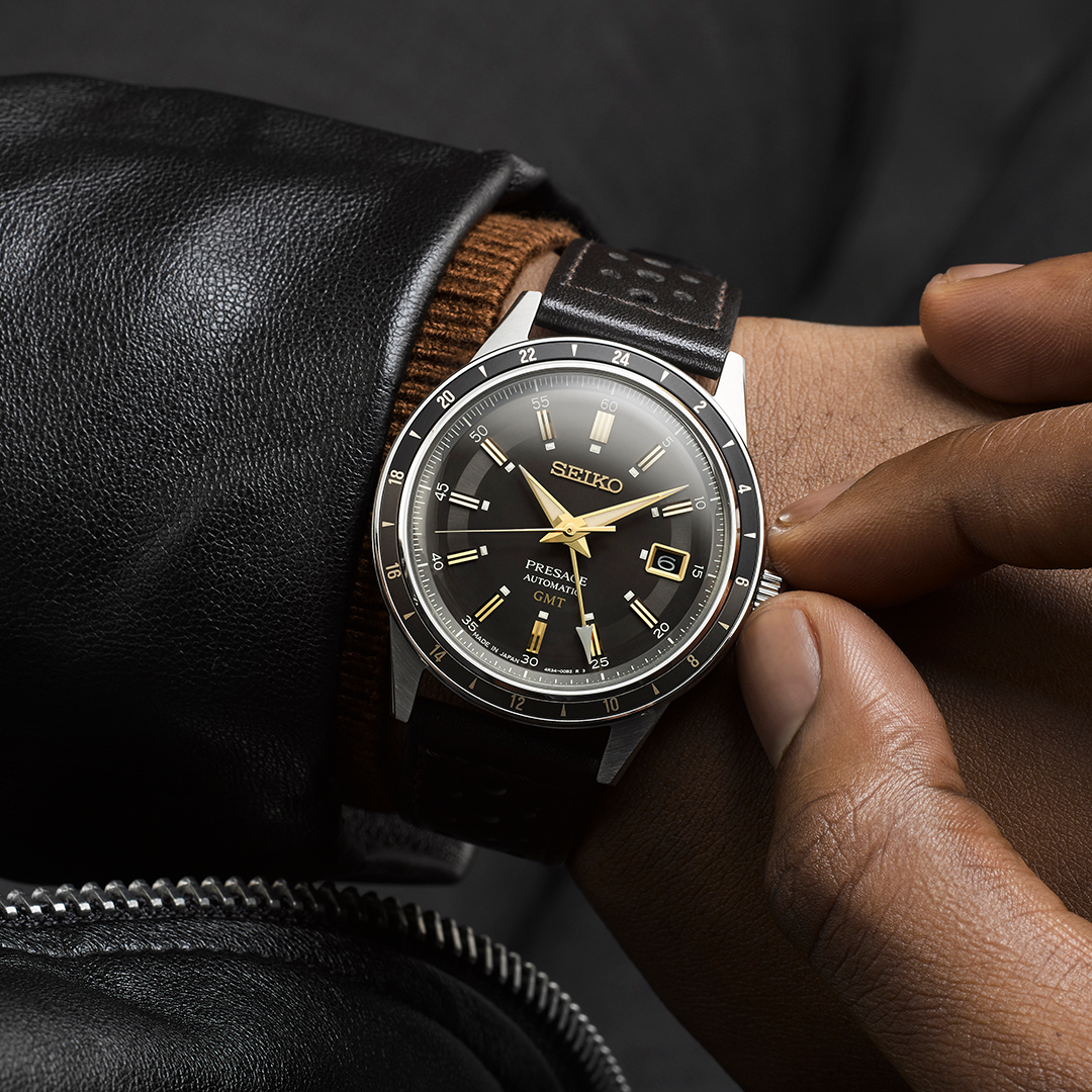 Relógio Seiko Presage Style 60s GMT SSK013 Automático - Relojoaria