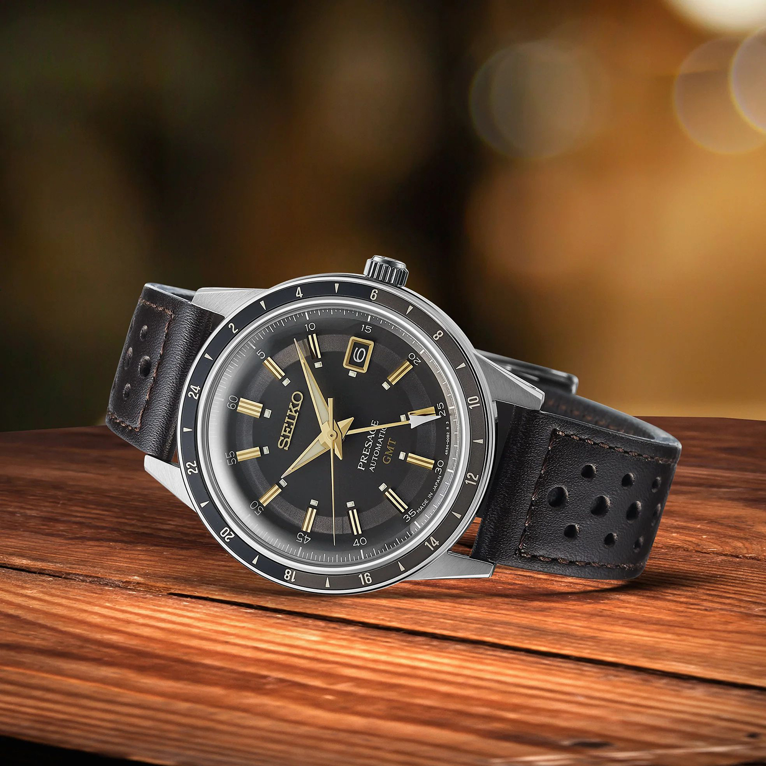 Relógio Seiko Presage Style 60s GMT SSK013 Automático - Relojoaria