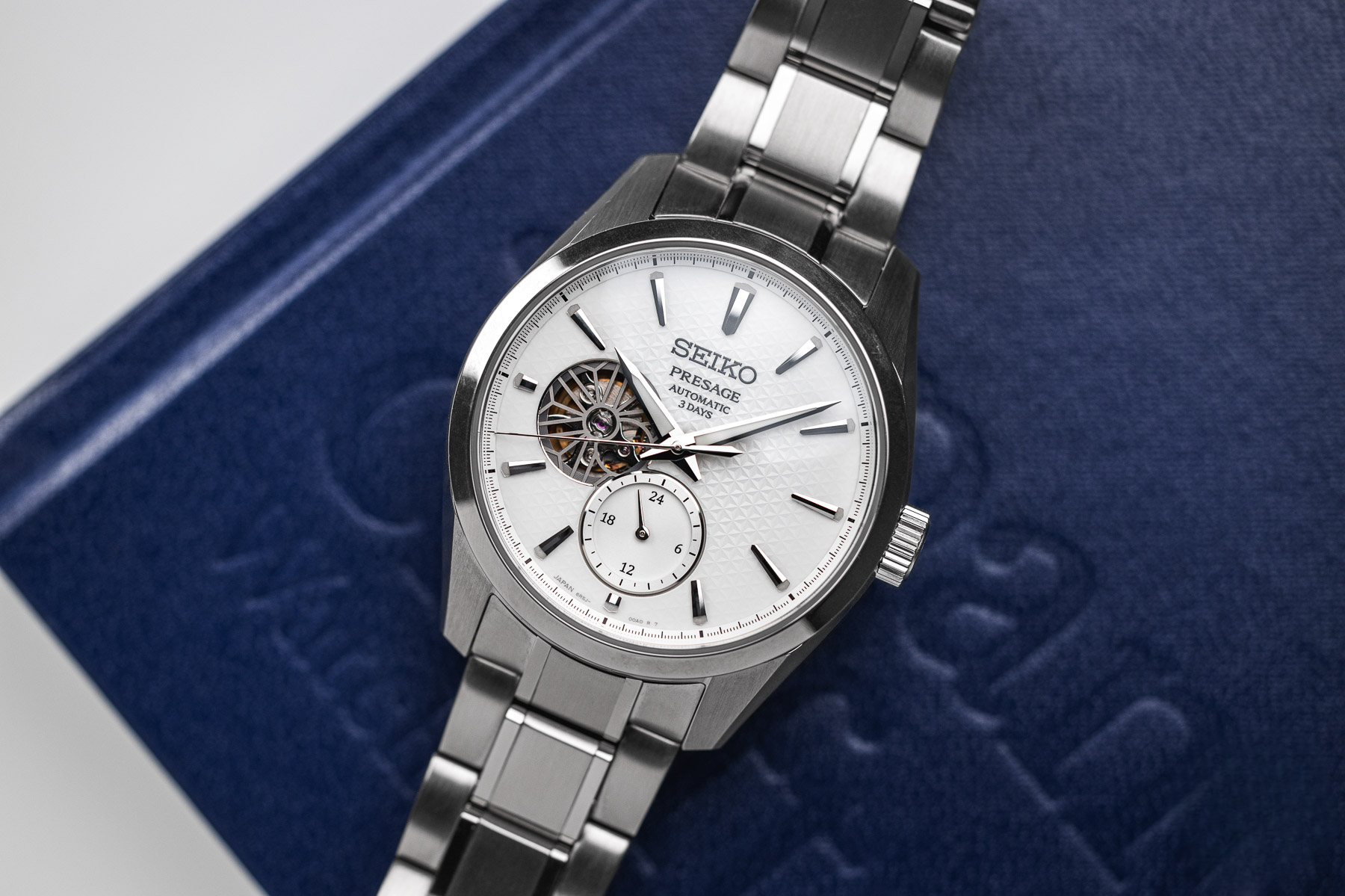 Relógio Seiko Presage Sharp Edged Shironeri 3 Days SPB415