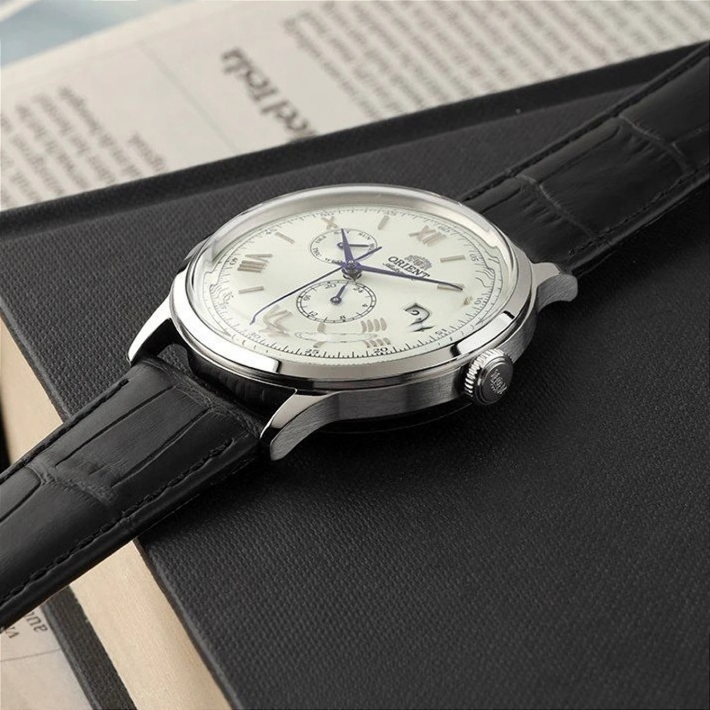 Relógio Orient Bambino Roman Numeral V2 Automático RA-AK0701S30B