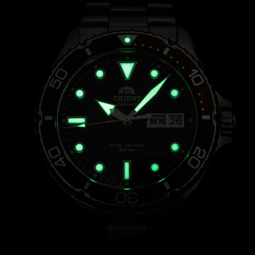 Orient Mako Automático RA-AA0819N39B Grafite Safira 200m