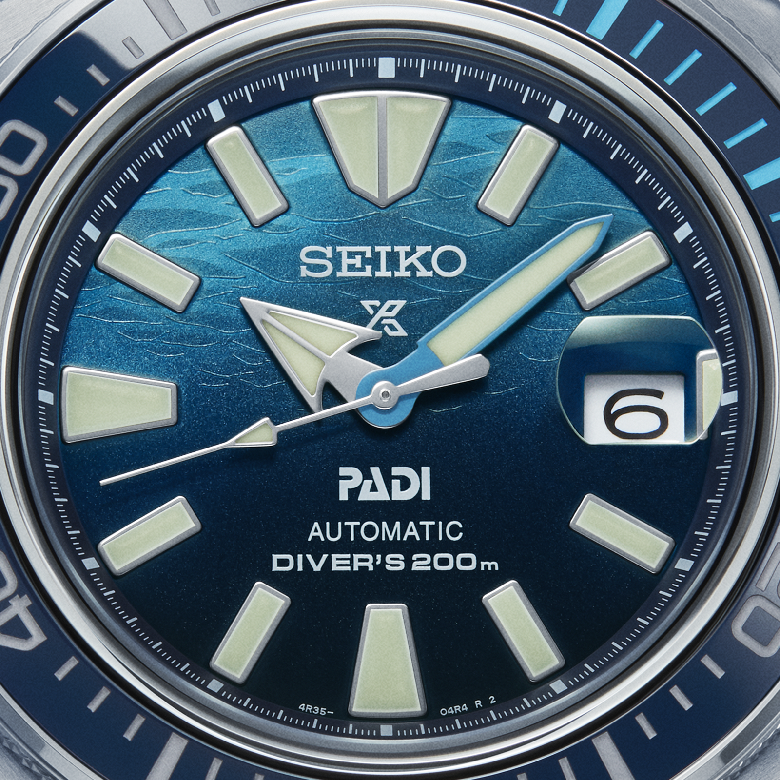 Relógio Seiko Prospex King Samurai PADI Great Blue SRPJ93