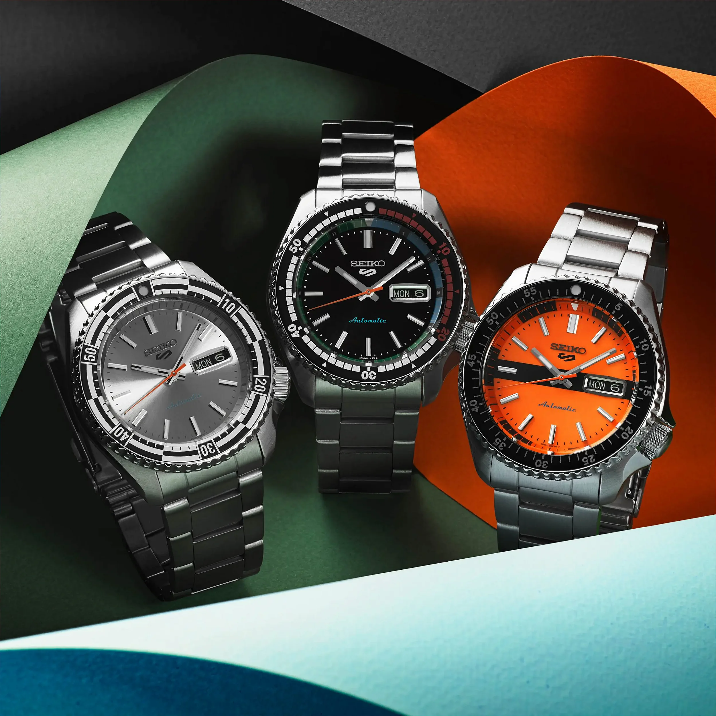 Relógio Seiko 5 Sport New Double Hurricane SRPK11 Automático