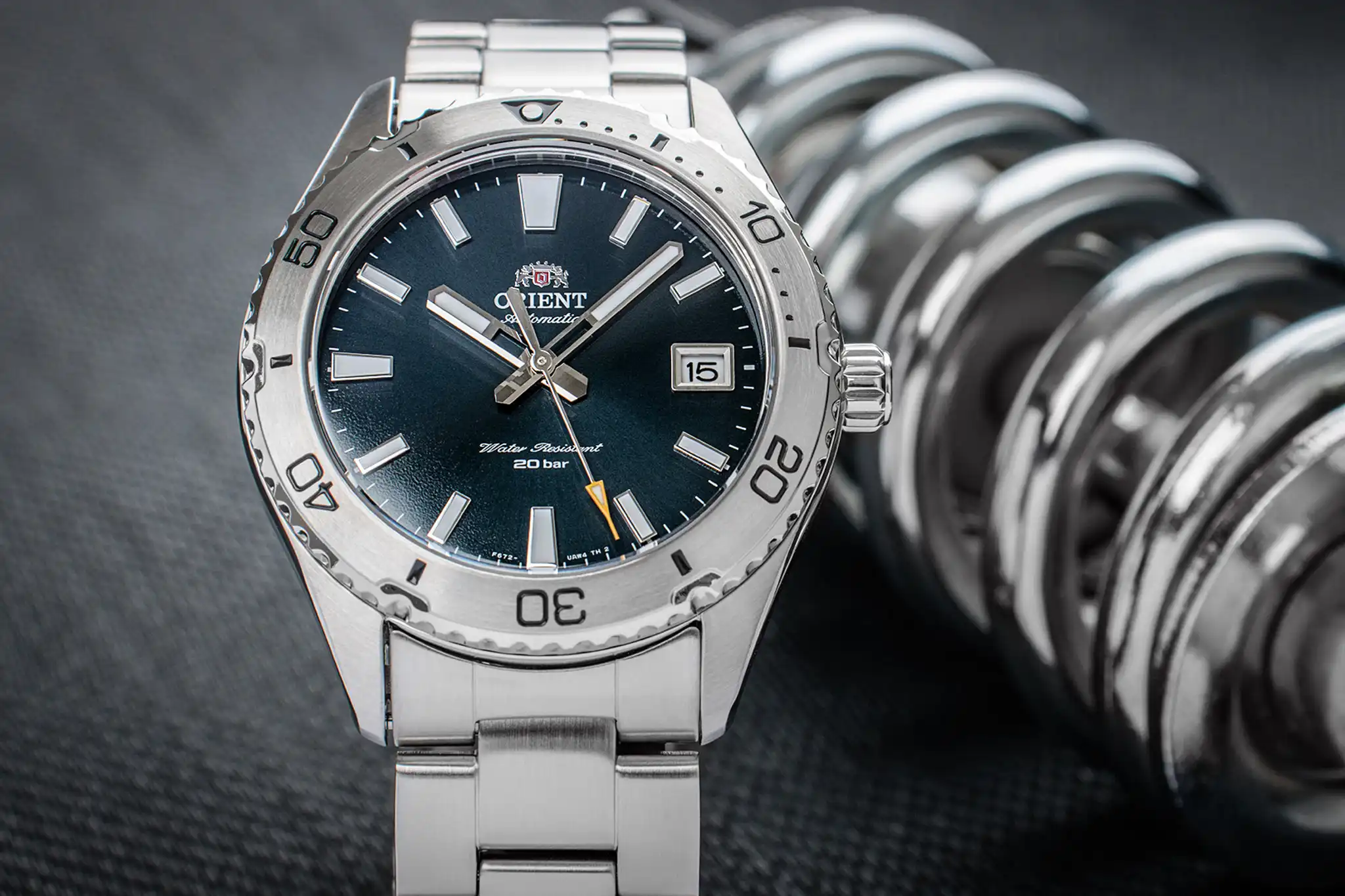 Orient Mako 40 Automático RA-AC0Q02L30B Safira 200m - Relojoaria