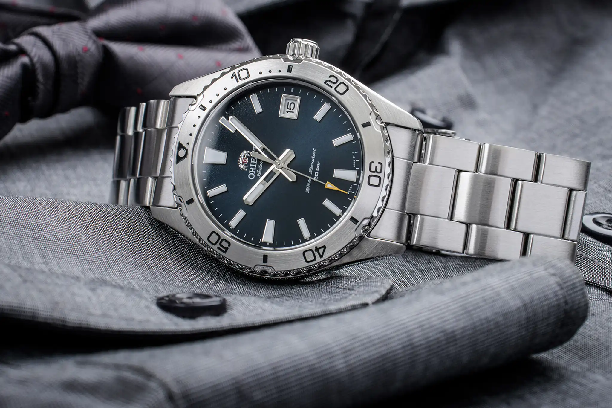 Orient Mako 40 Automático RA-AC0Q02L30B Safira 200m - Relojoaria