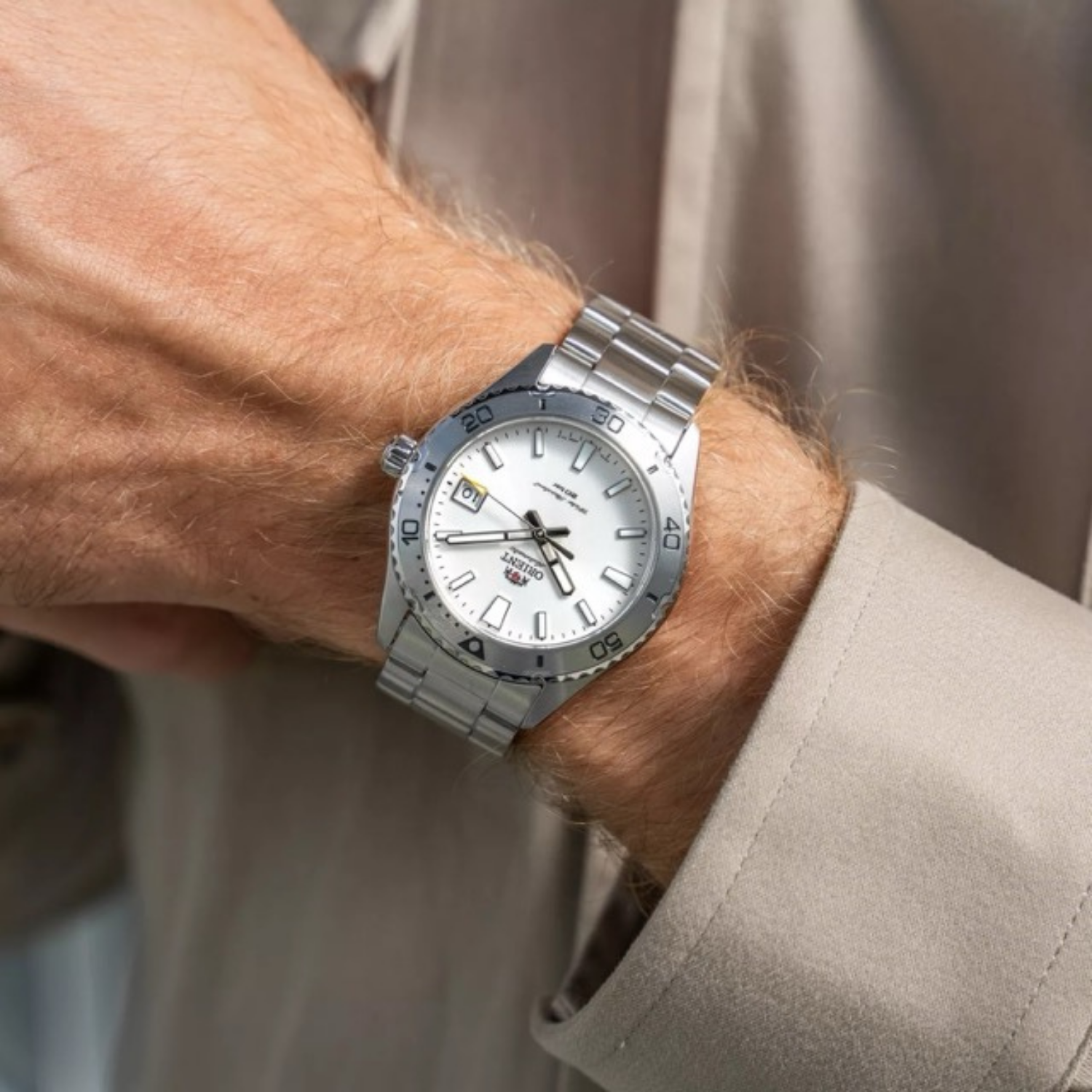 Orient Mako 40 Automático RA-AC0Q03S10B Safira 200m - Relojoaria