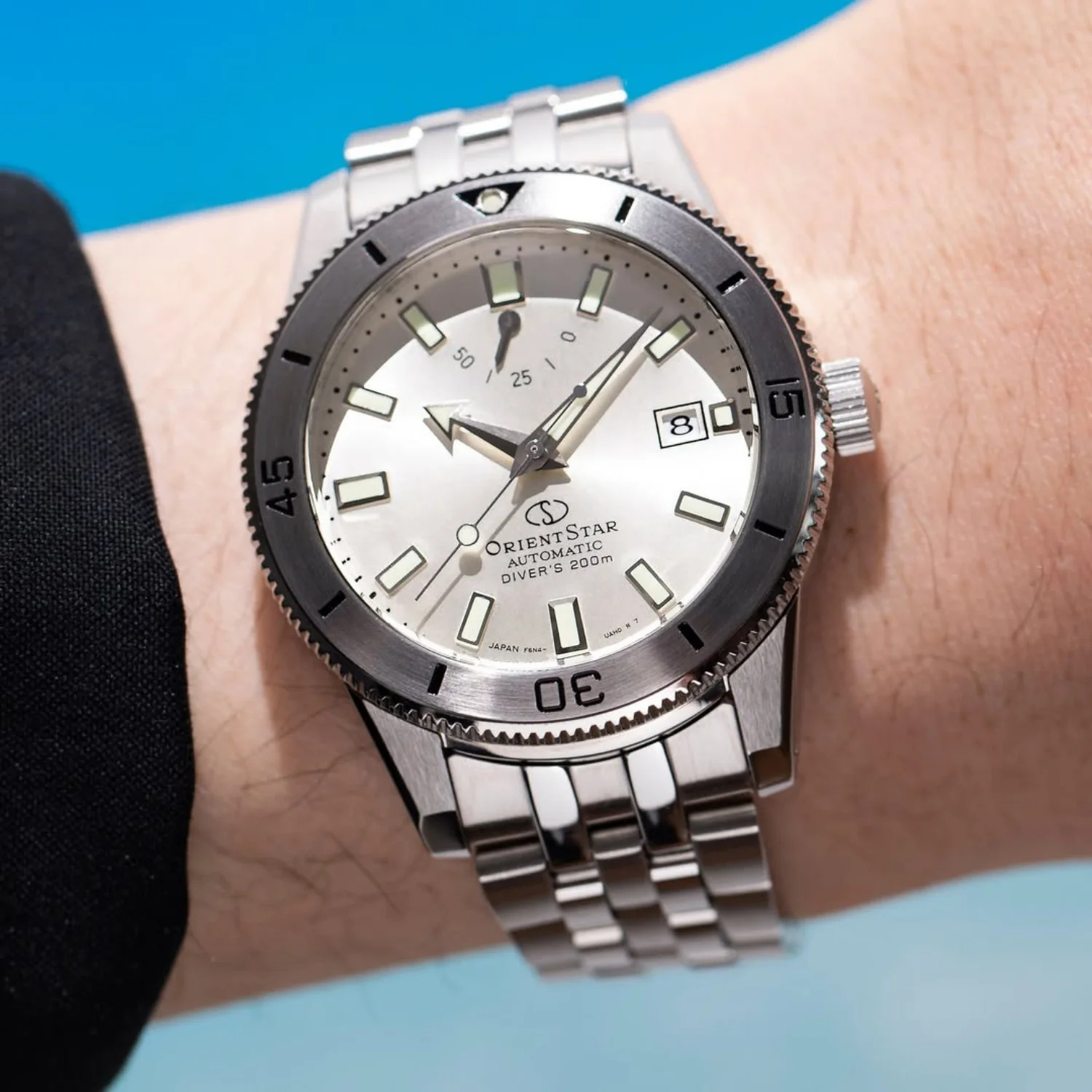 Re：蘇　クリスタル Orient Star Diver's 1964 RE-AU0502S00B Edição Limitada 900