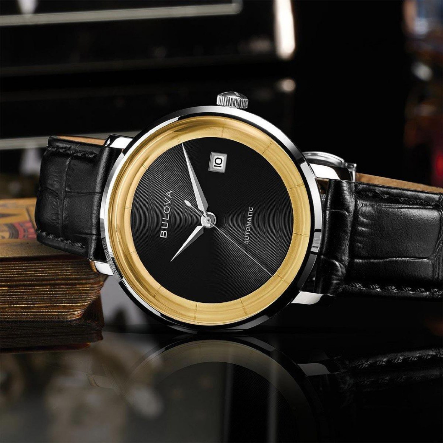 Relógio Bulova Automático Frank Sinatra The Rat Pack Limit Edit