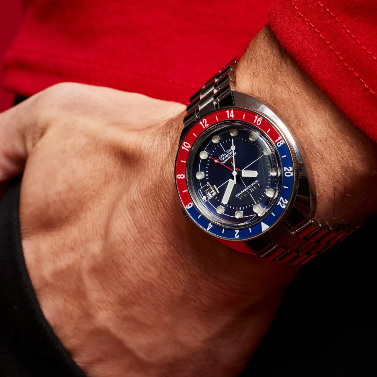 Relógio Bulova Oceanographer Devil Diver GMT 96B405 | Automático