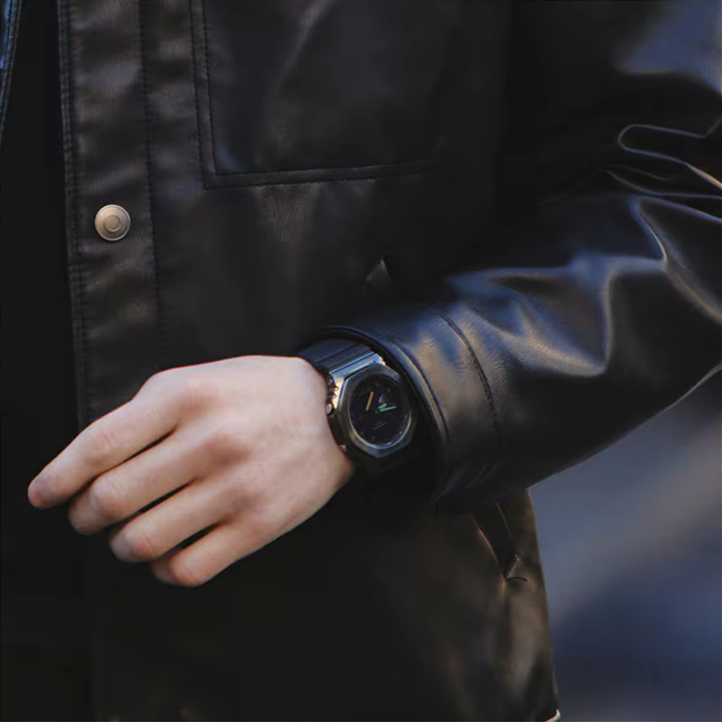 G-SHOCK G-STEEL GM-2100BB-1ADR Preto Stealth - Relojoaria Impala